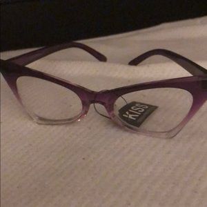 Purple cat eye frames